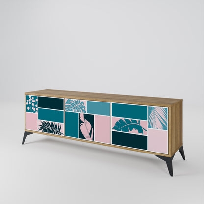 COMBINATION OF SHAPES 3-Door TV Cabinet