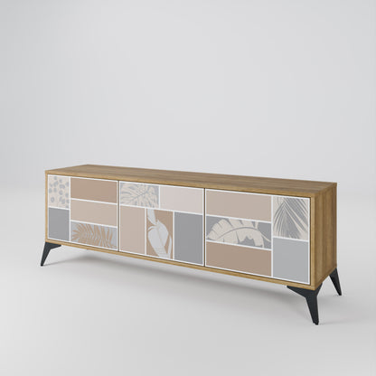 TROPICAL SHAPES 3-Door TV Cabinet