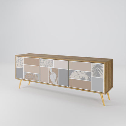 TROPICAL SHAPES 3-Door TV Cabinet