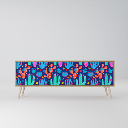 CACTUS VIBES 3-Door TV Cabinet