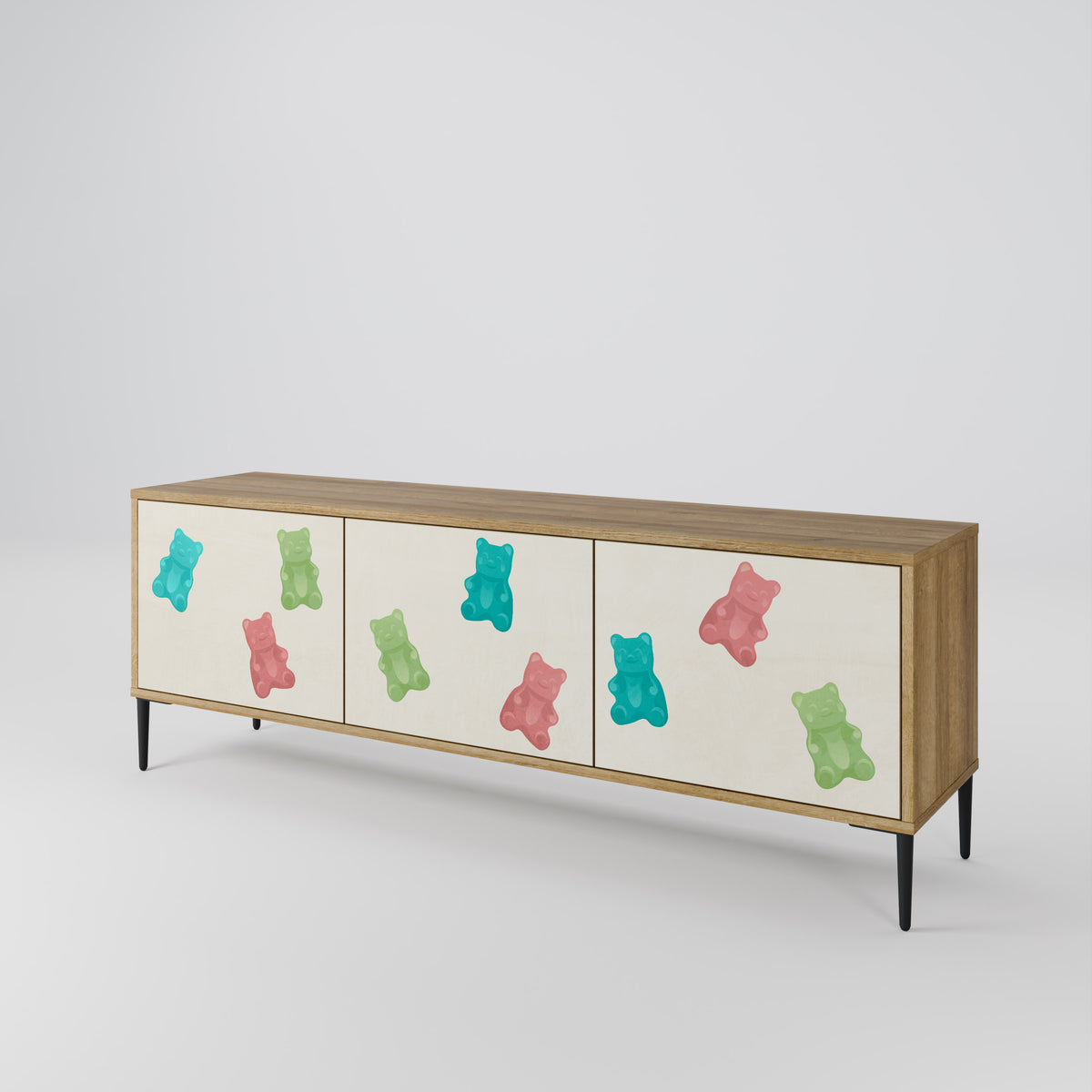GUMMY BEARS 3-Door TV Cabinet