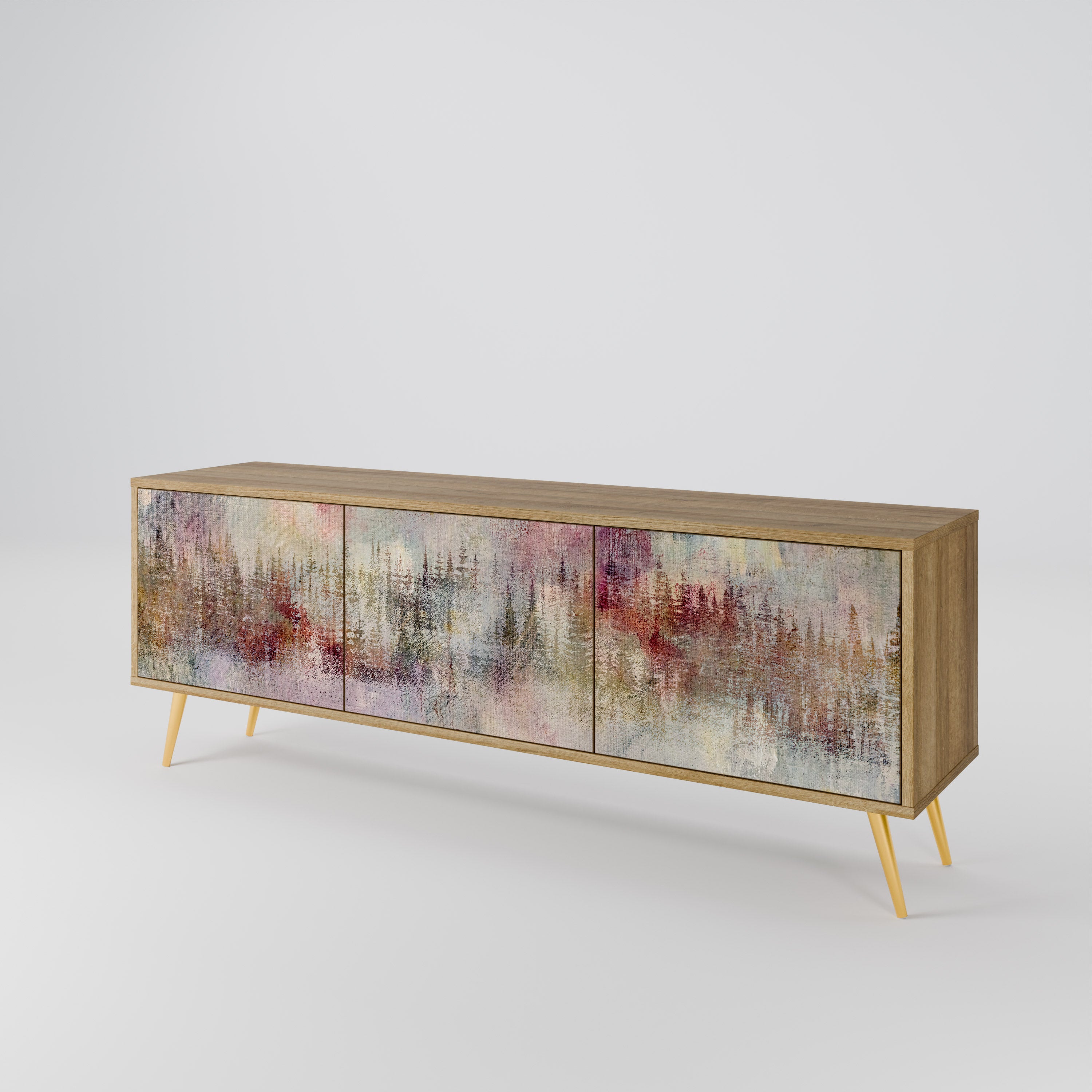 VEILED SUMMIT 3-Door TV Cabinet