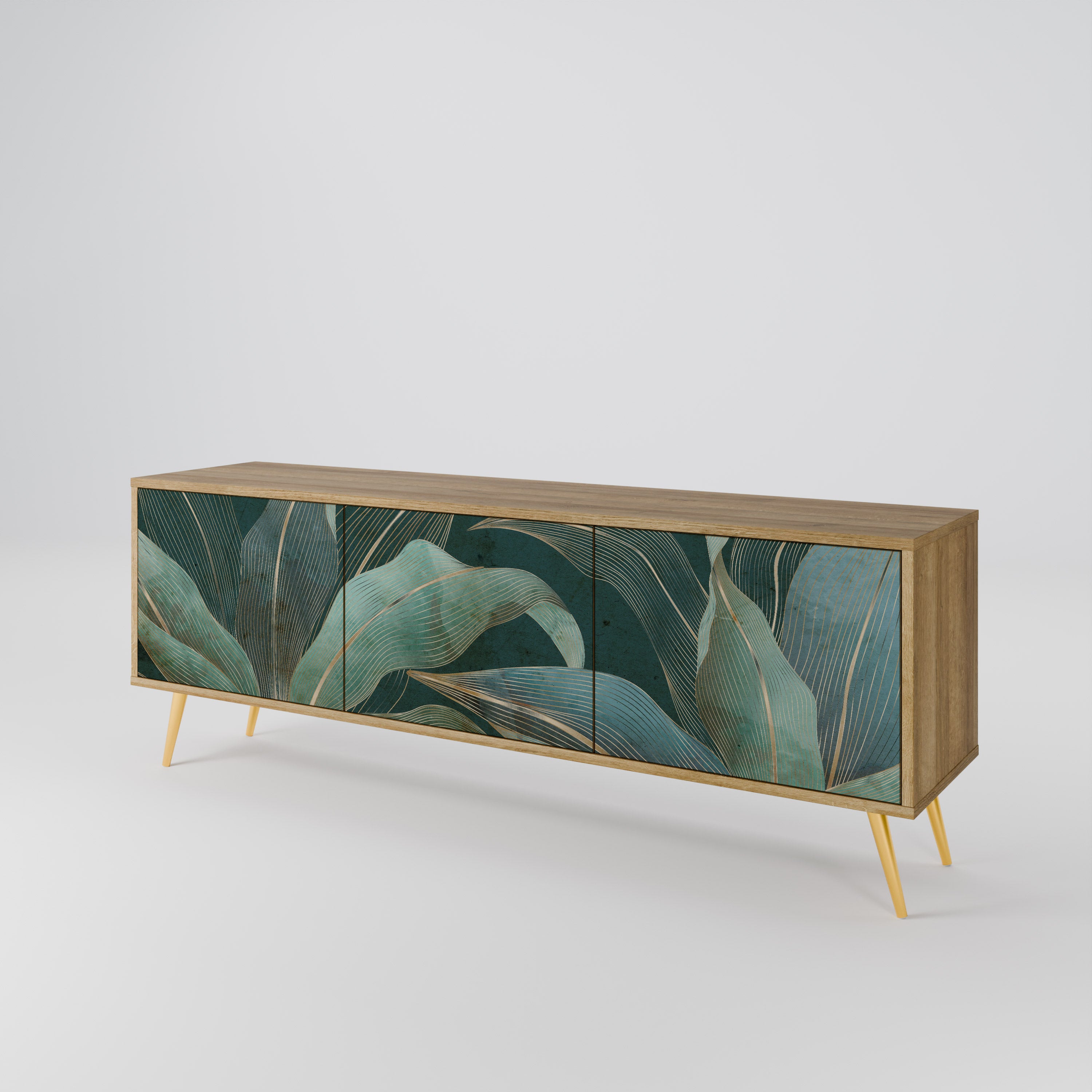 ROYAL GREEN 3-Door TV Cabinet