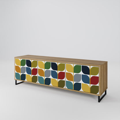 WEIGHTLESS HOURS 3-Door TV Cabinet