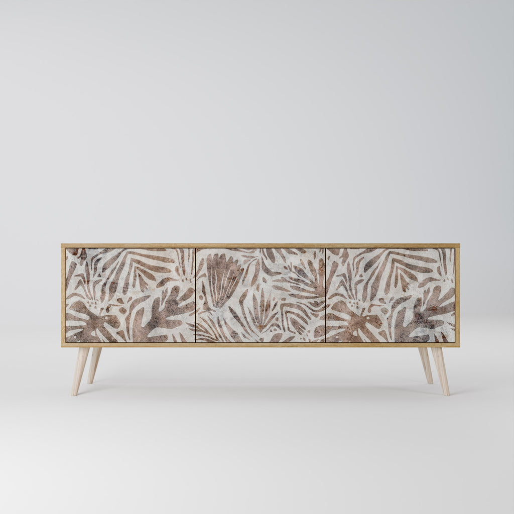 Meuble TV 3 portes PASSING TIME effet chêne