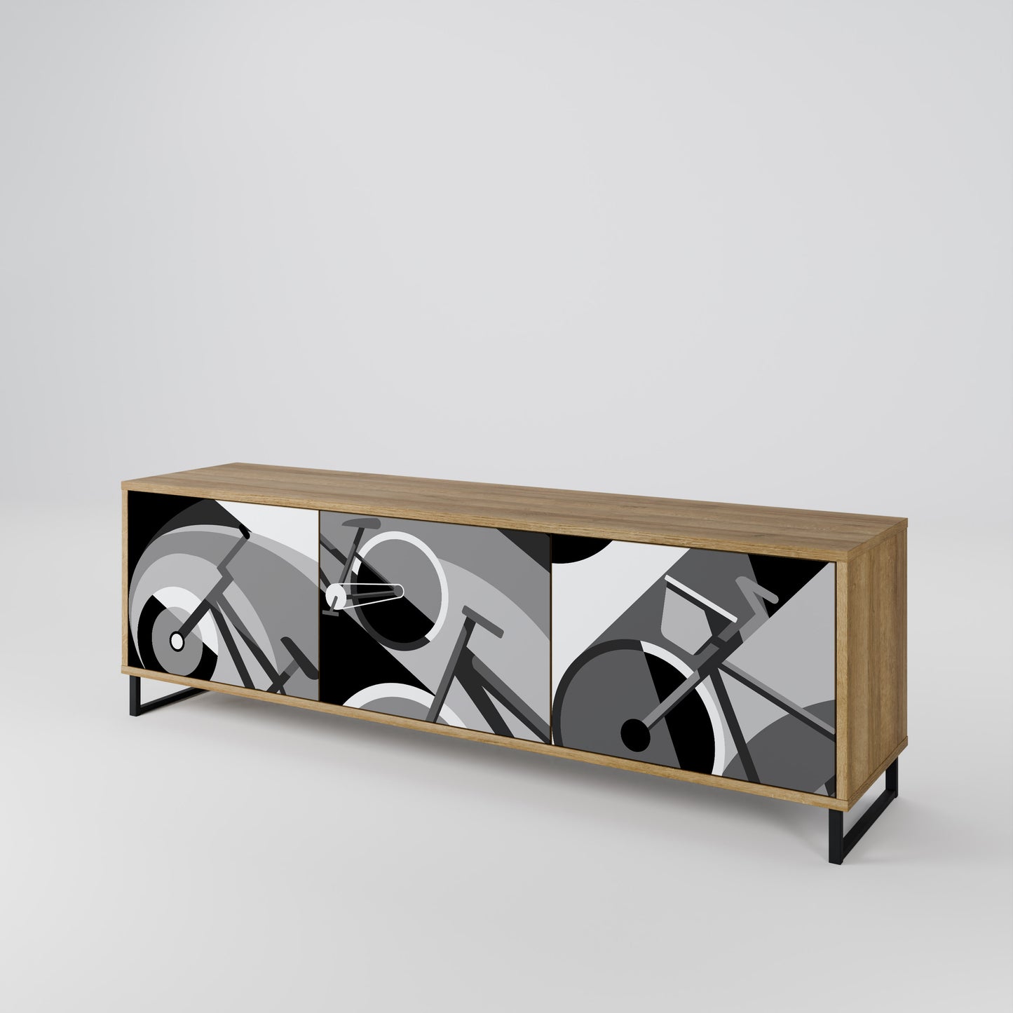 BIKE ENERGY 3-Door TV Cabinet