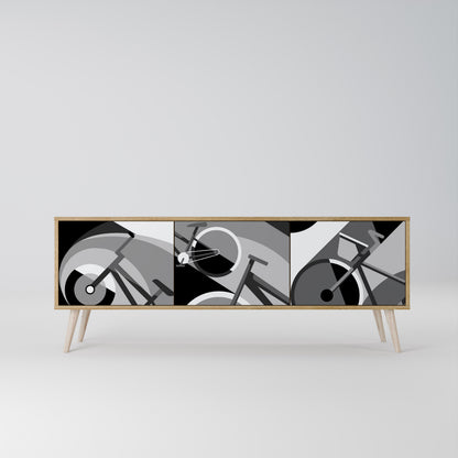 BIKE ENERGY 3-Door TV Cabinet