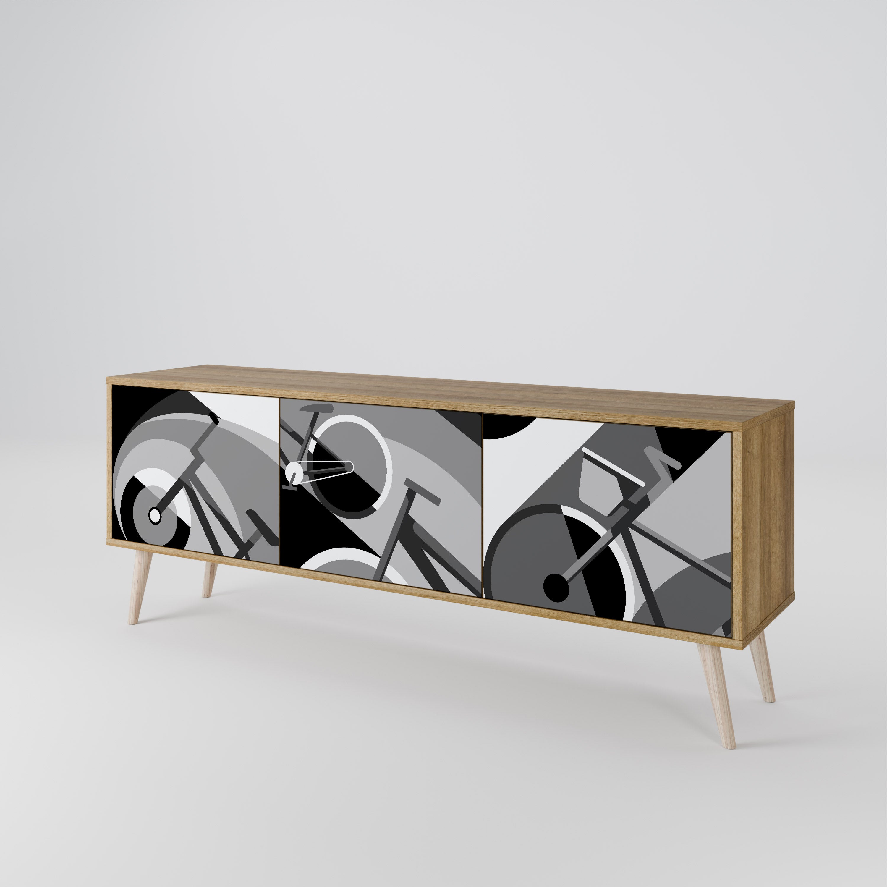 BIKE ENERGY 3-Door TV Cabinet