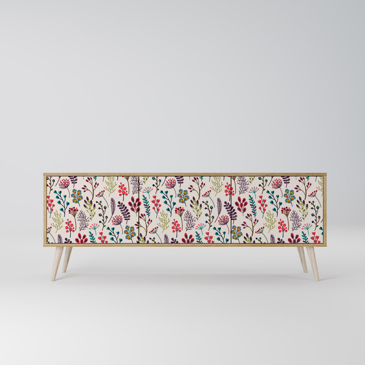 AUTUMN SUNDRIES 3-Door TV Cabinet
