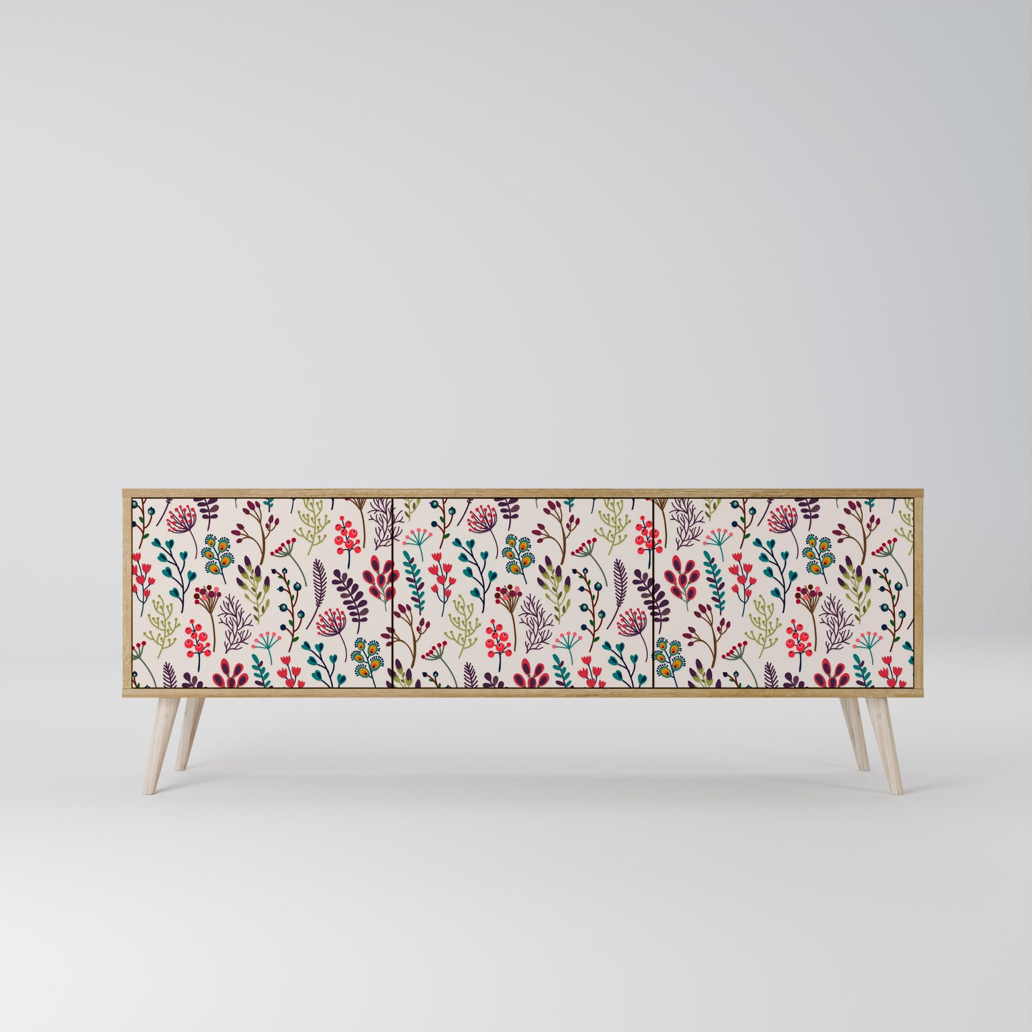AUTUMN SUNDRIES 3-Door TV Cabinet