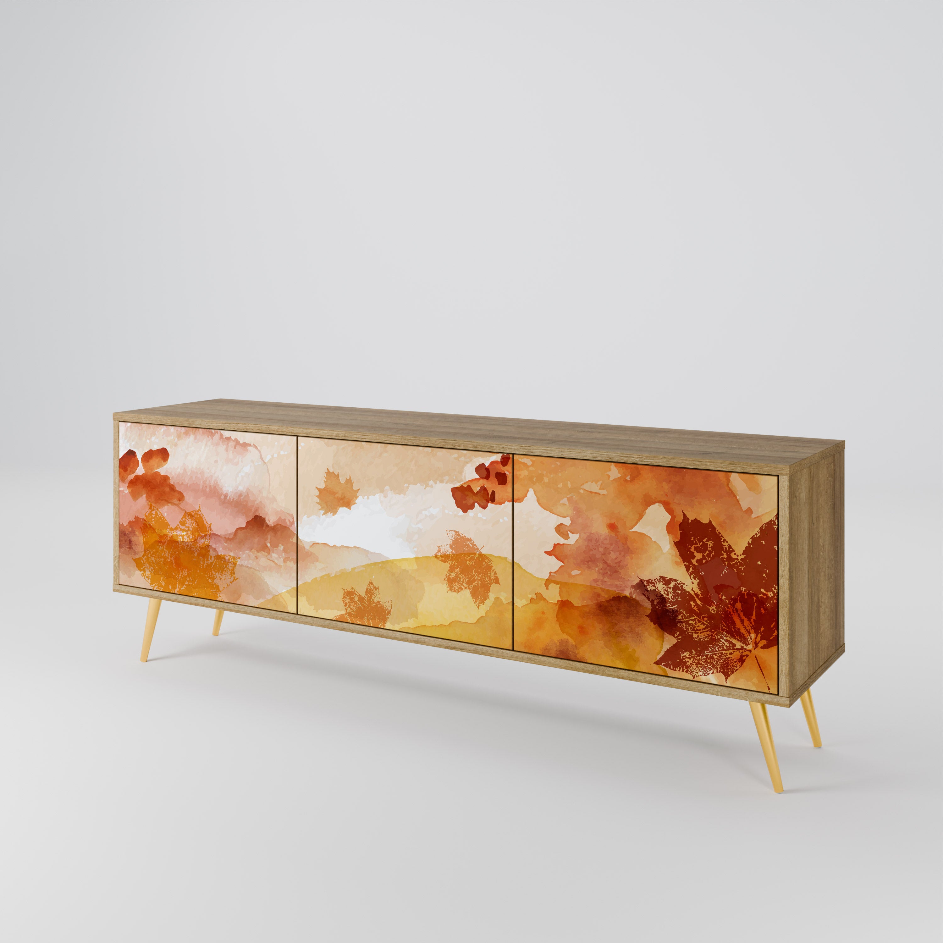 TRACES OF AUTUMN 3-Door TV Cabinet
