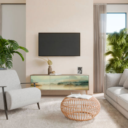 MORNING BY THE LAKE 3-Door TV Cabinet