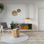 TROPICAL COMPOSITION 3-Door TV Cabinet