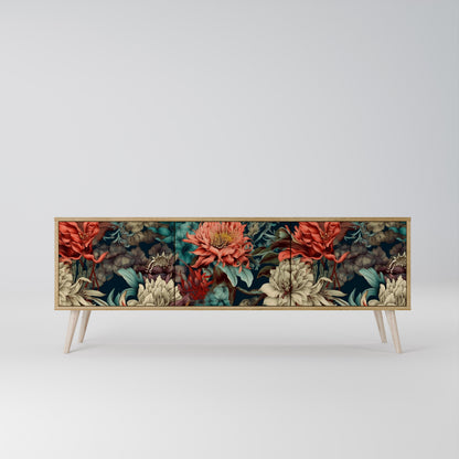 SPROUTING GRACE 3-Door TV Cabinet