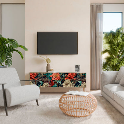 SPROUTING GRACE 3-Door TV Cabinet