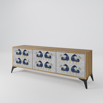 MAJESTIC STEED 3-Door TV Cabinet