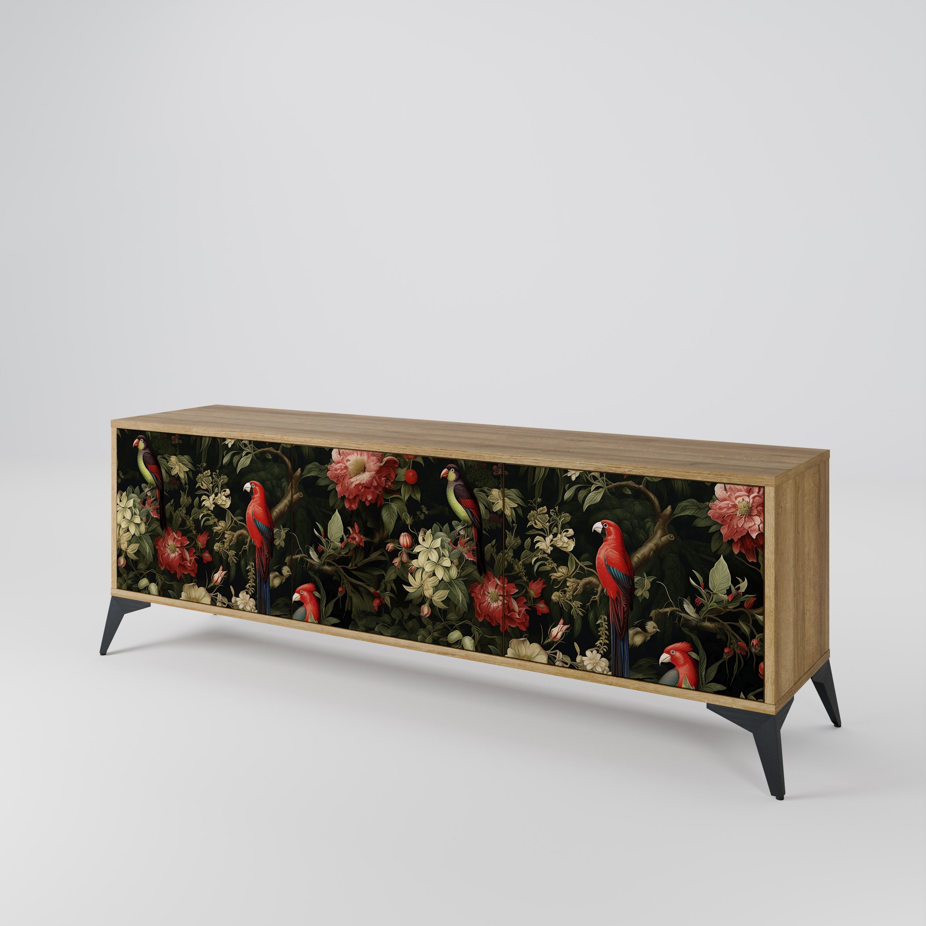 AVIAN GREENERY 3-Door TV Cabinet