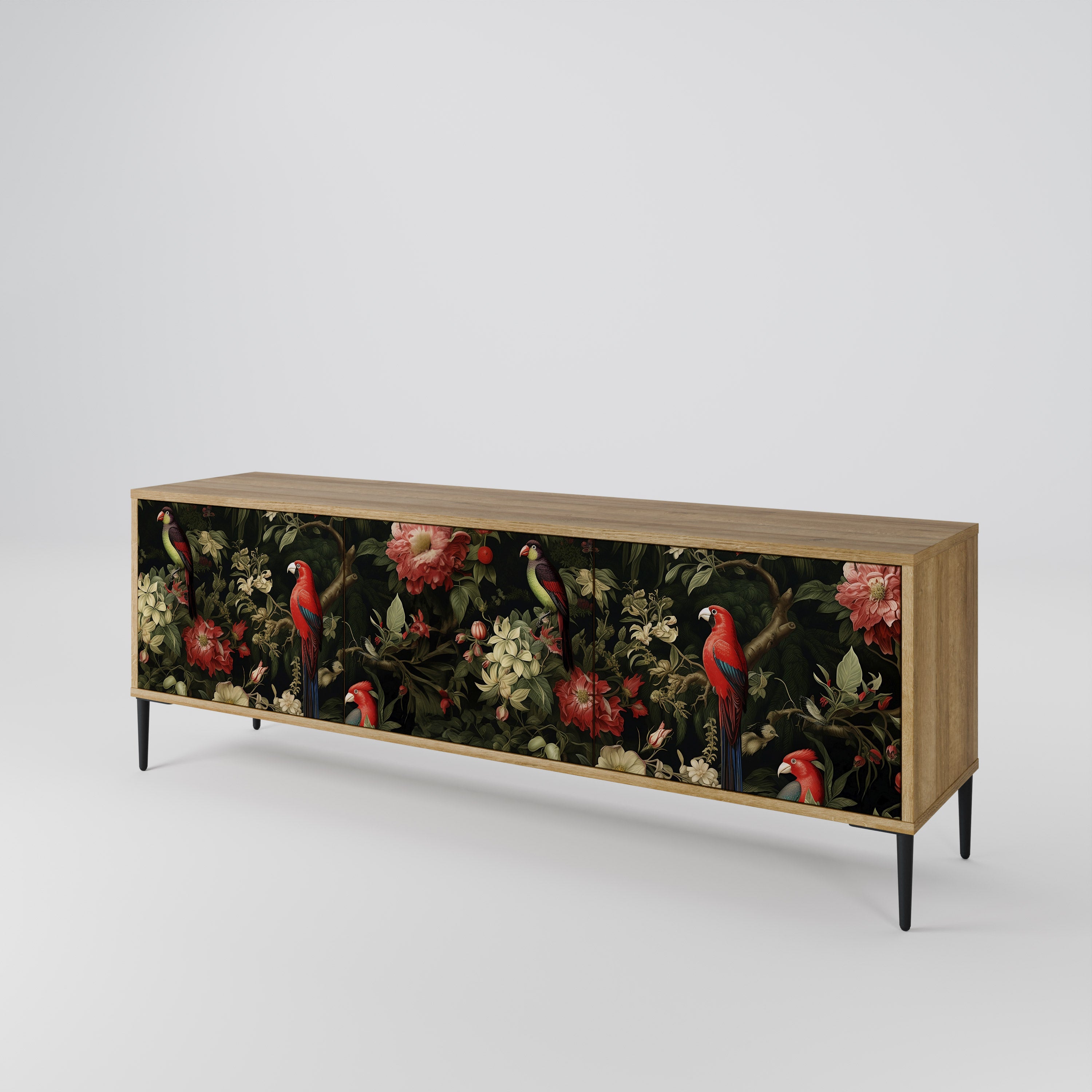 AVIAN GREENERY 3-Door TV Cabinet