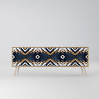 ARTFUL GEOMETRY 3-Door TV Cabinet