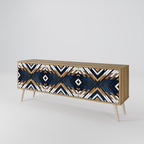 ARTFUL GEOMETRY 3-Door TV Cabinet