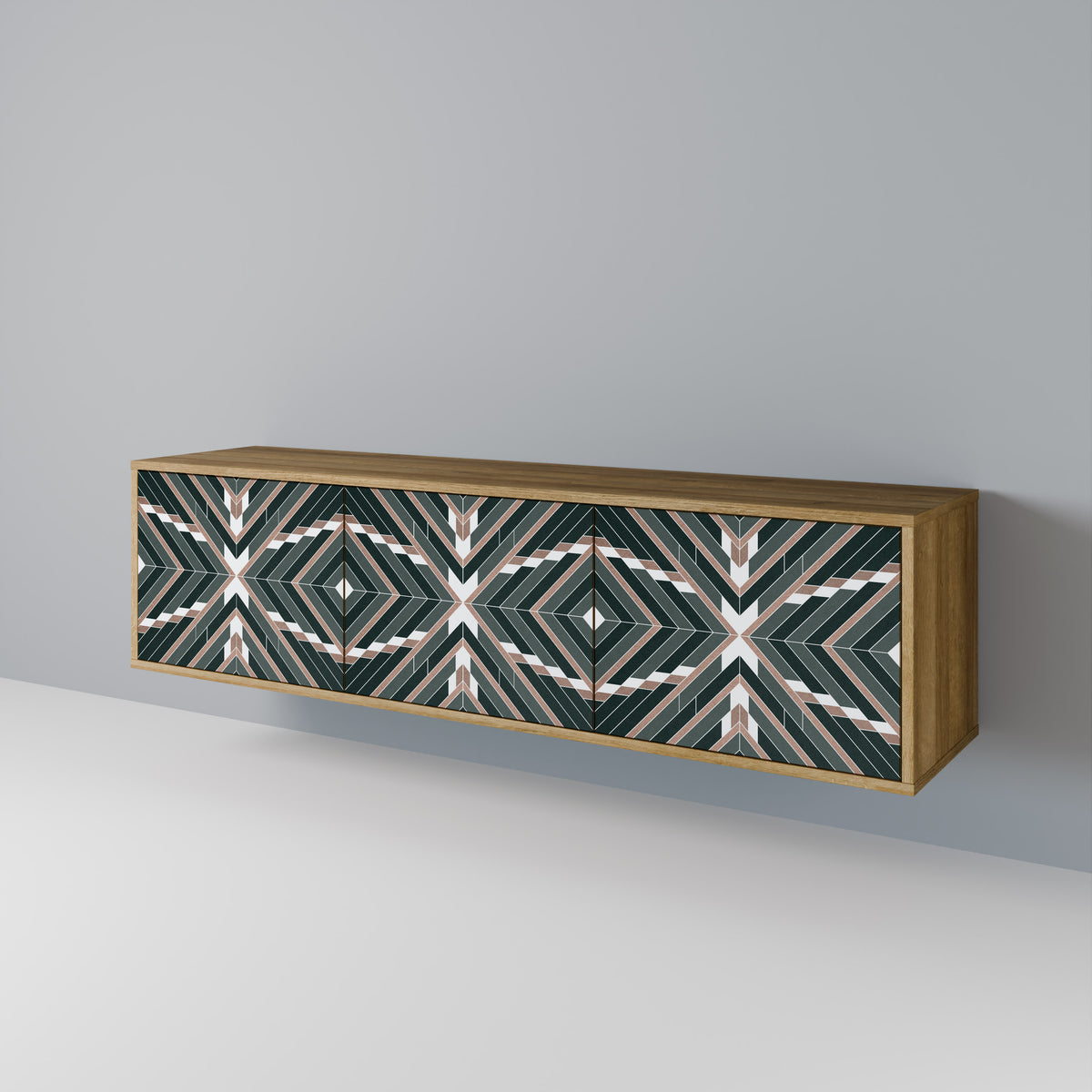 DIMENSION DELIGHTS 3-Door TV Cabinet