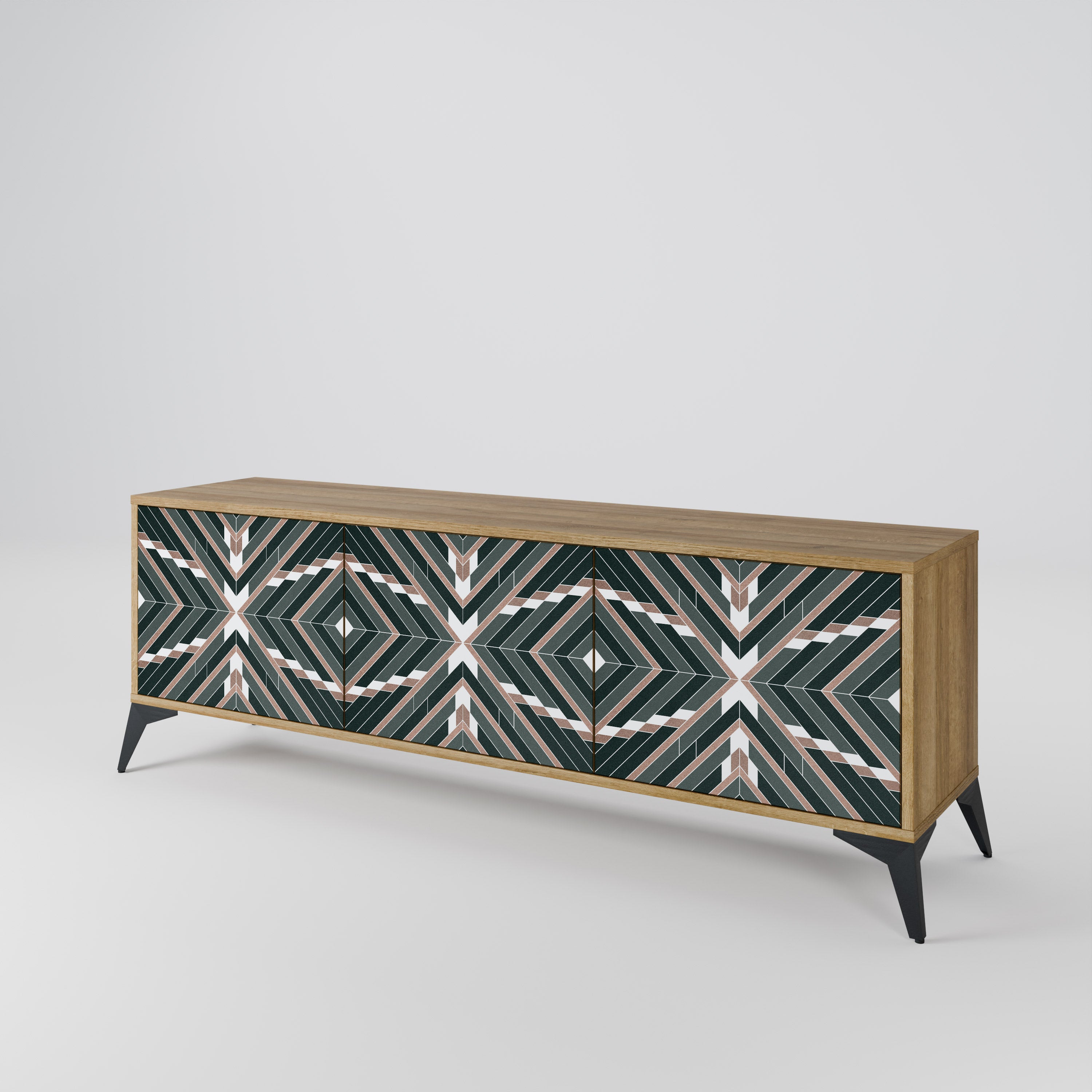 DIMENSION DELIGHTS 3-Door TV Cabinet
