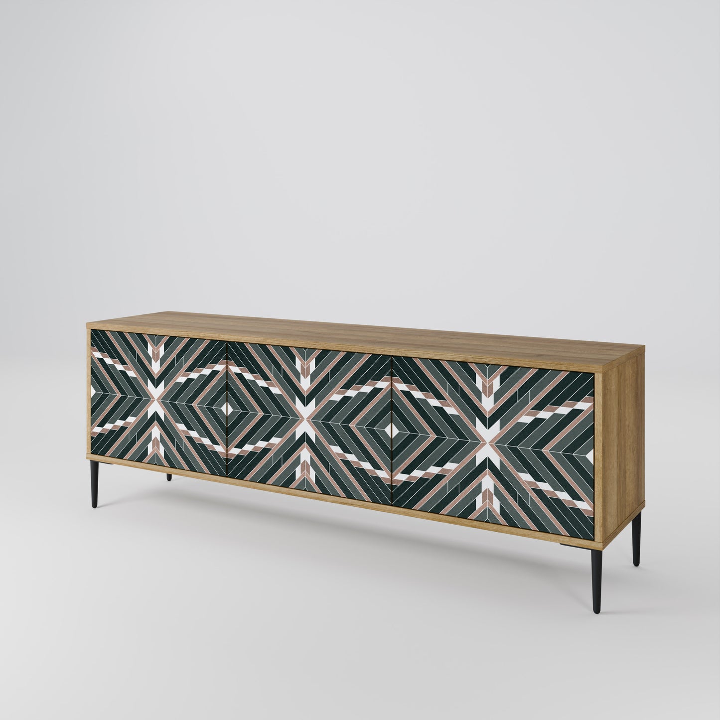 DIMENSION DELIGHTS 3-Door TV Cabinet