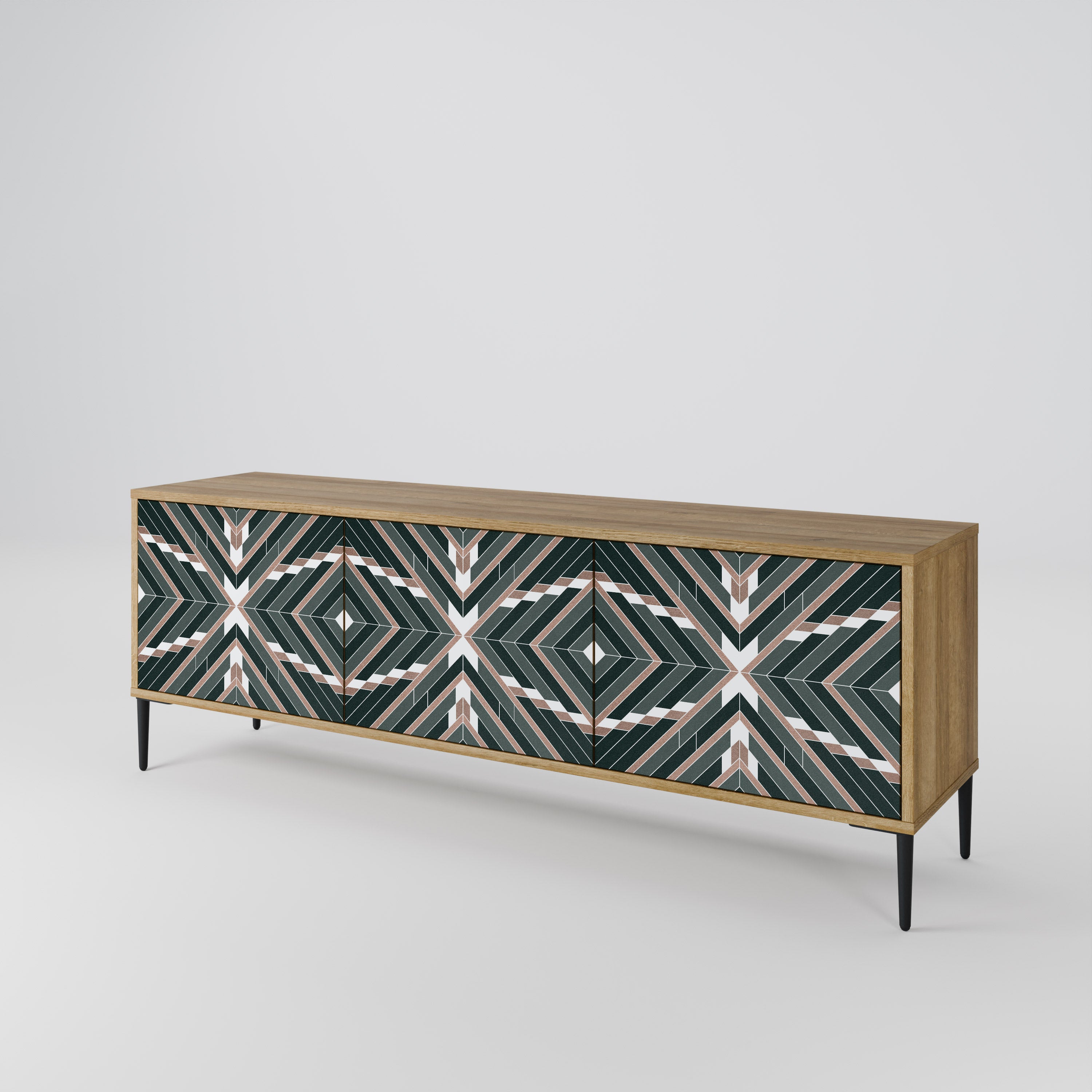 DIMENSION DELIGHTS 3-Door TV Cabinet