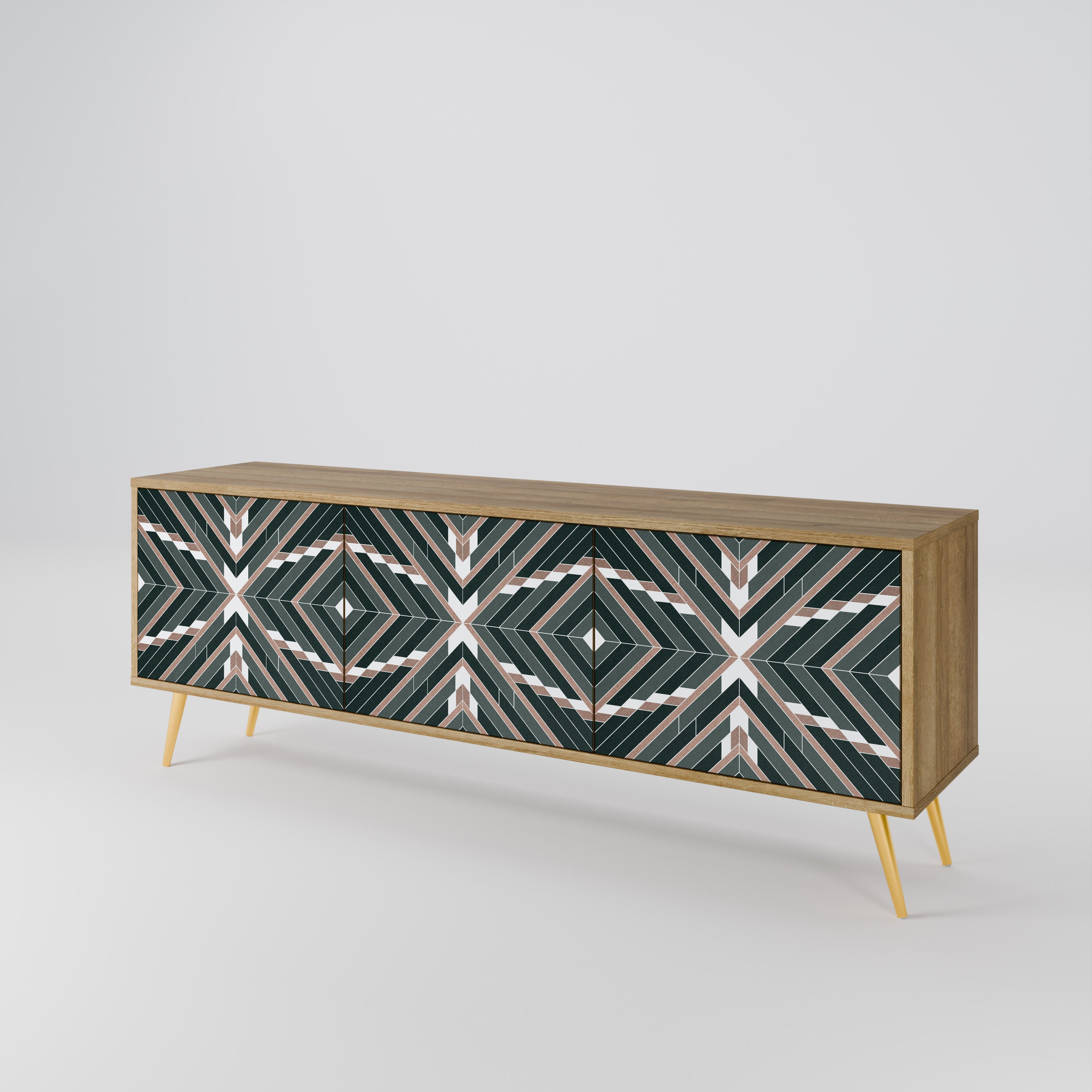 DIMENSION DELIGHTS 3-Door TV Cabinet