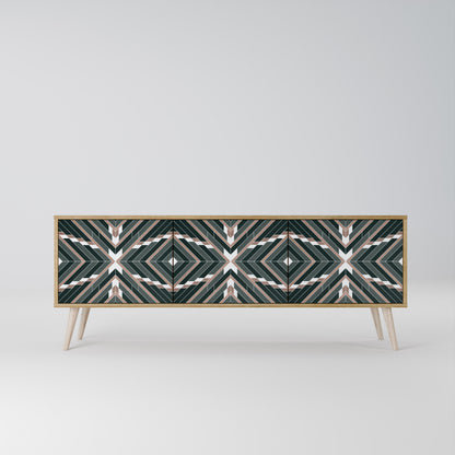 DIMENSION DELIGHTS 3-Door TV Cabinet