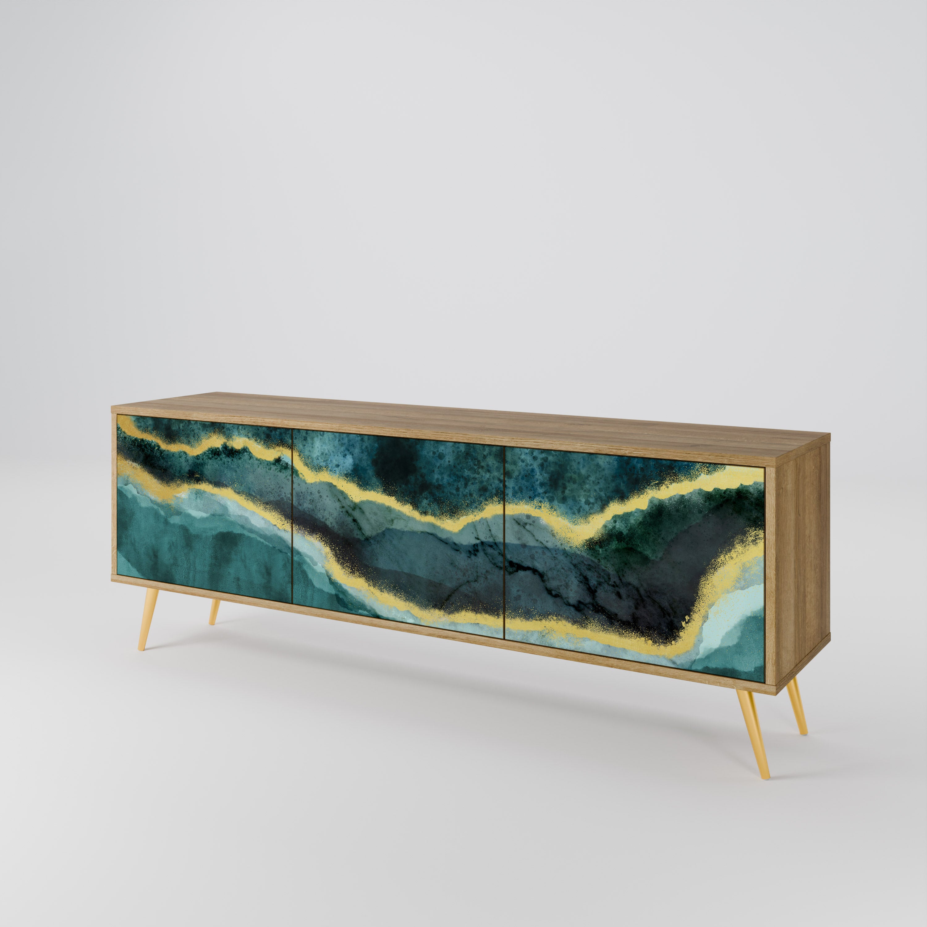 GOLDRUSH ODYSSEY 3-Door TV Cabinet