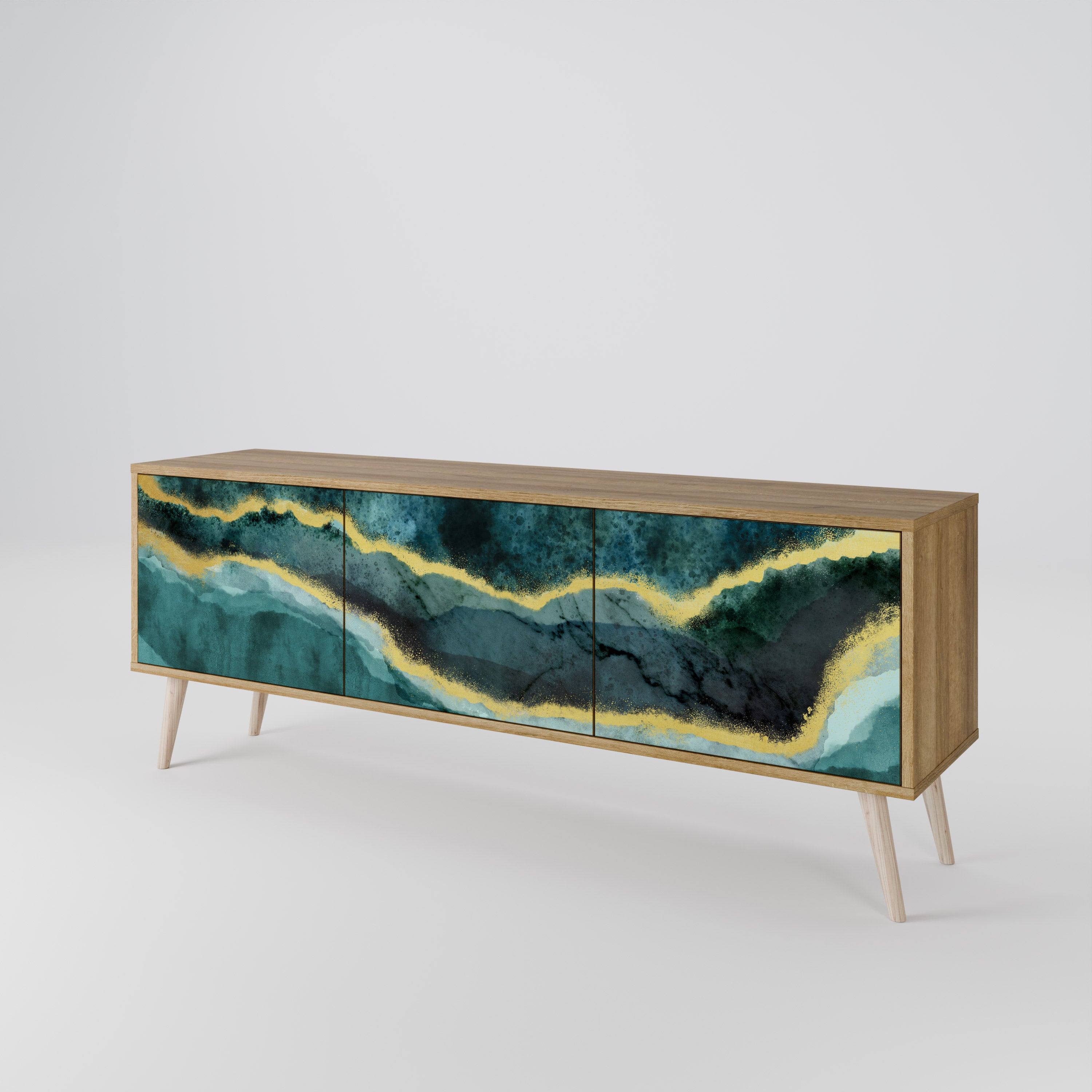 GOLDRUSH ODYSSEY 3-Door TV Cabinet