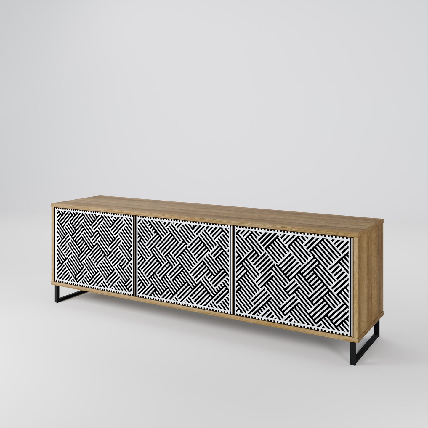 TEMPORARY SEQUENCE 3-Door TV Cabinet