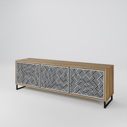 TEMPORARY SEQUENCE 3-Door TV Cabinet
