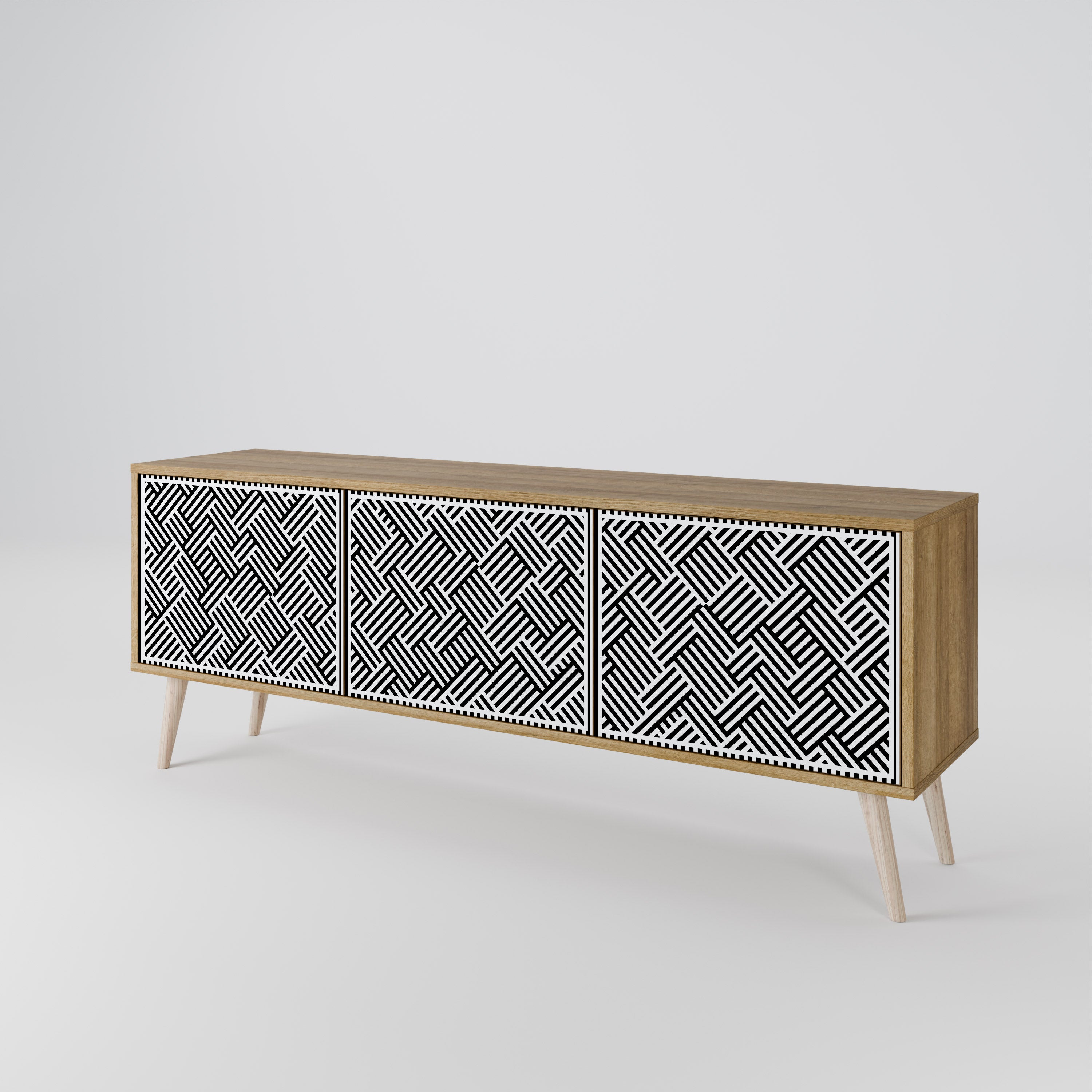 TEMPORARY SEQUENCE 3-Door TV Cabinet