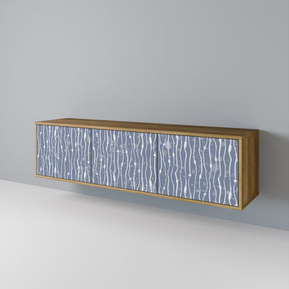 GRAPHITE RAIN 3-Door TV Cabinet