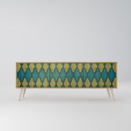POLYGONS 3-Door TV Cabinet