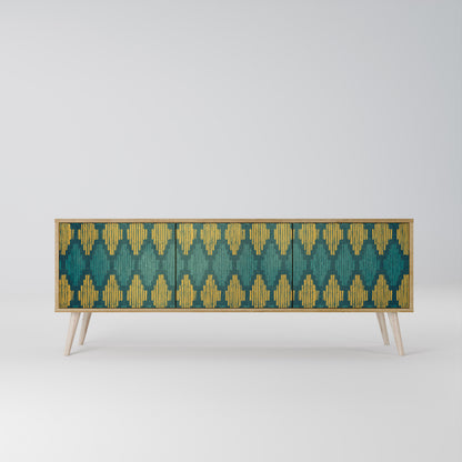 POLYGONS 3-Door TV Cabinet