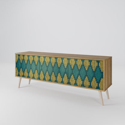 POLYGONS 3-Door TV Cabinet
