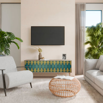 POLYGONS 3-Door TV Cabinet