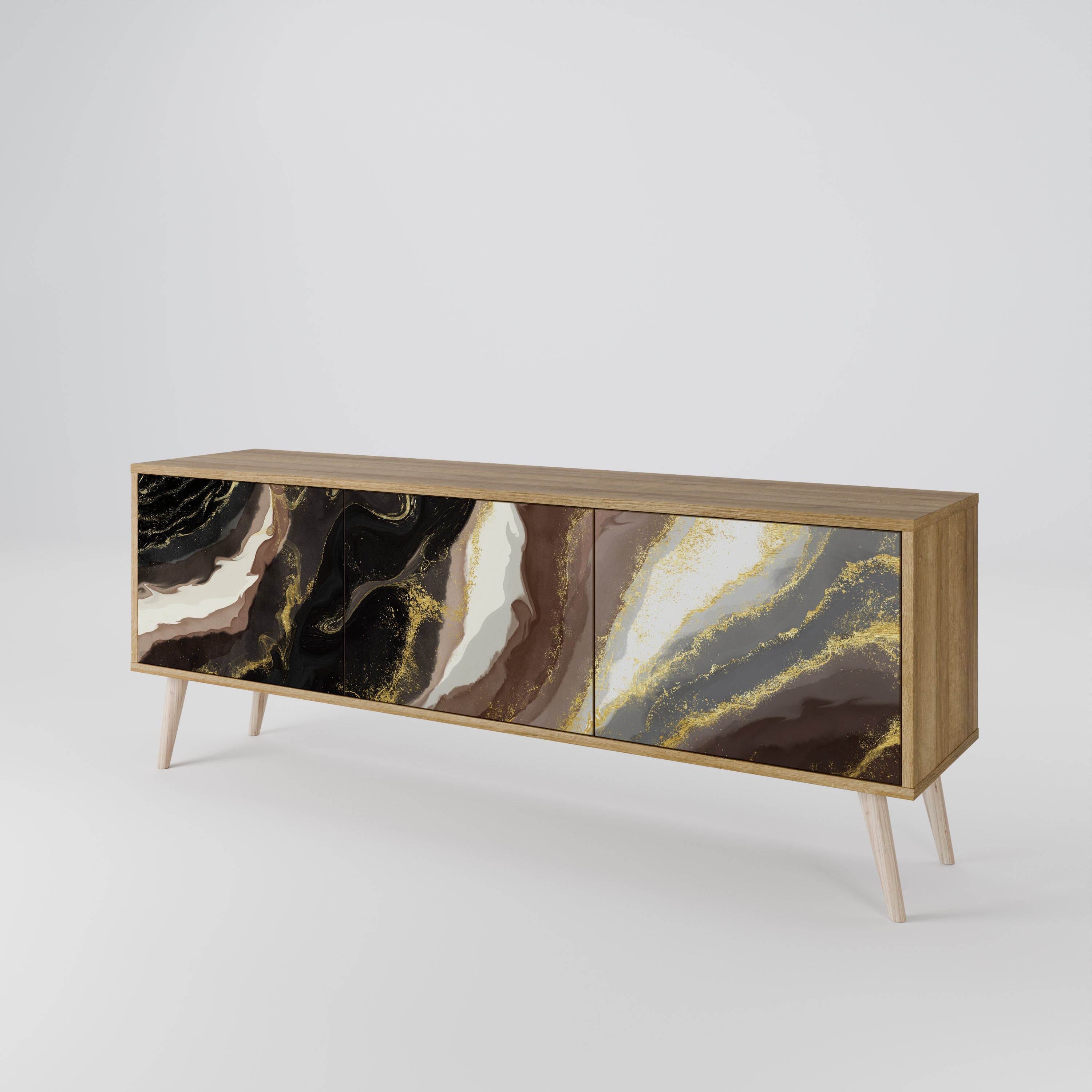 GOLD DUST 3-Door TV Cabinet