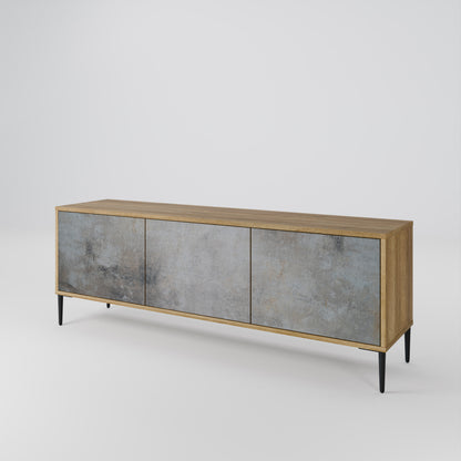 CONCRETE WALL 3-Door TV Cabinet