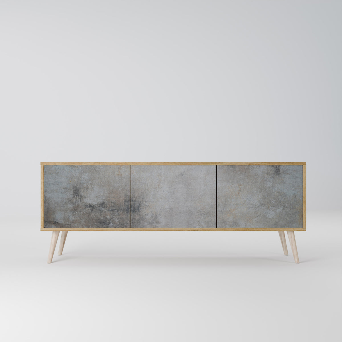 CONCRETE WALL 3-Door TV Cabinet