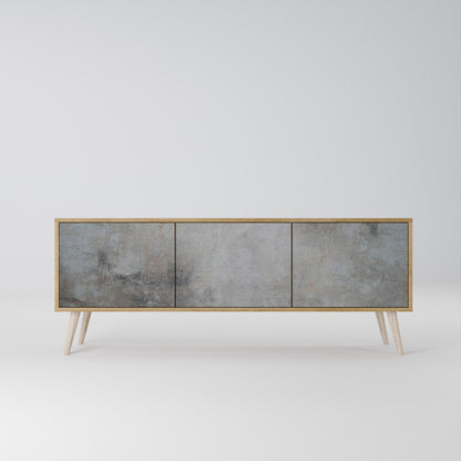 CONCRETE WALL 3-Door TV Cabinet
