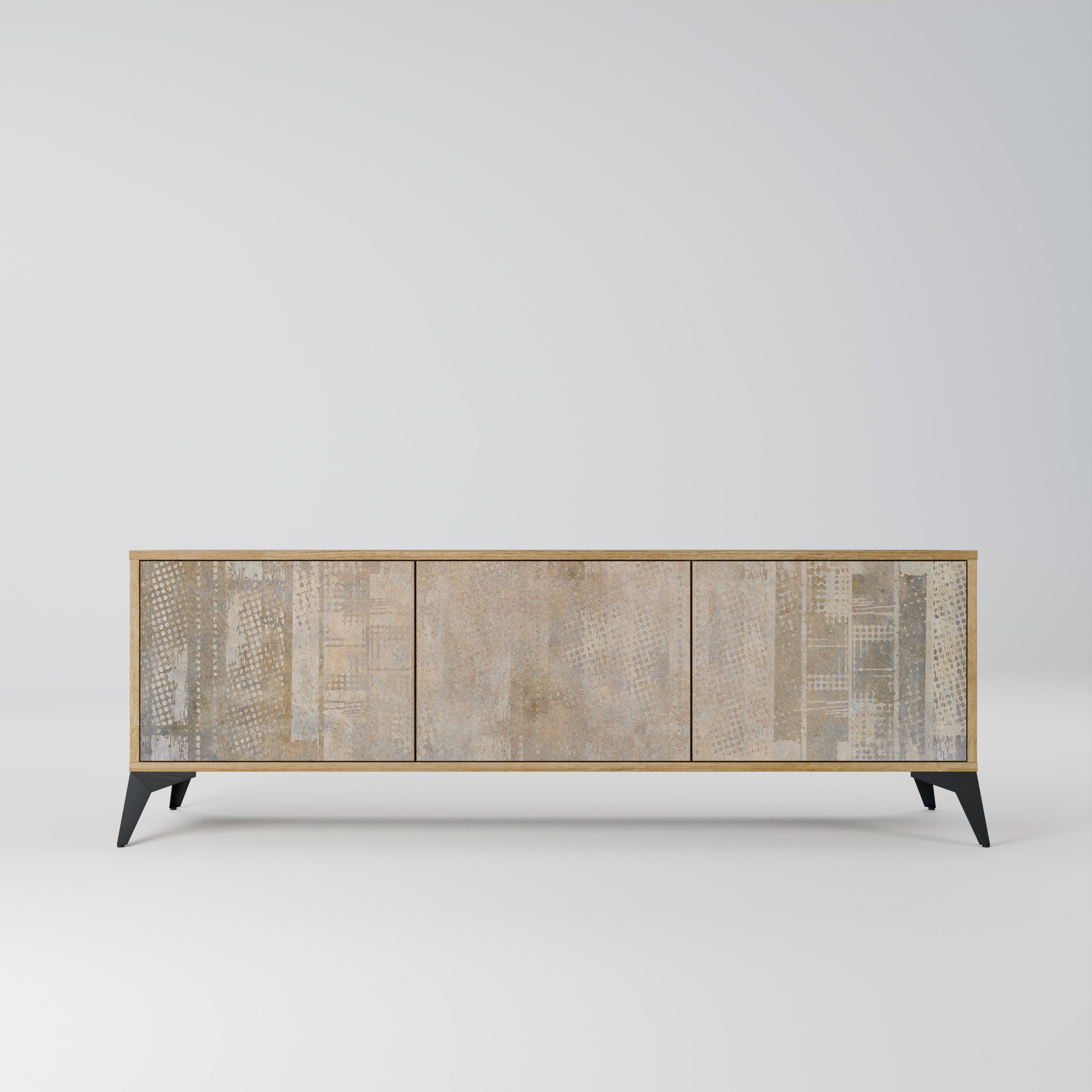 ERREUR D'ÉCRAN Meuble TV 3 portes effet chêne