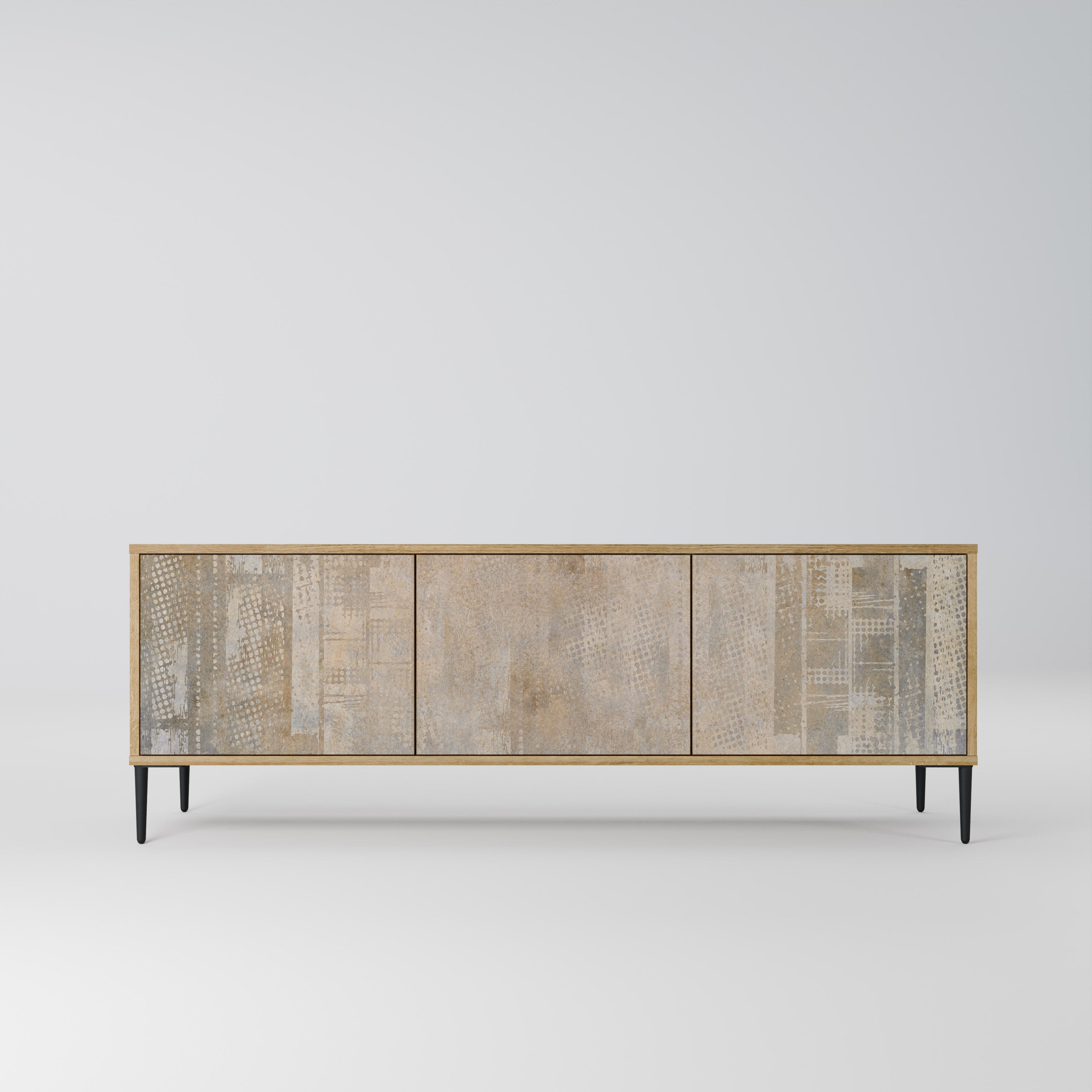 ERREUR D'ÉCRAN Meuble TV 3 portes effet chêne