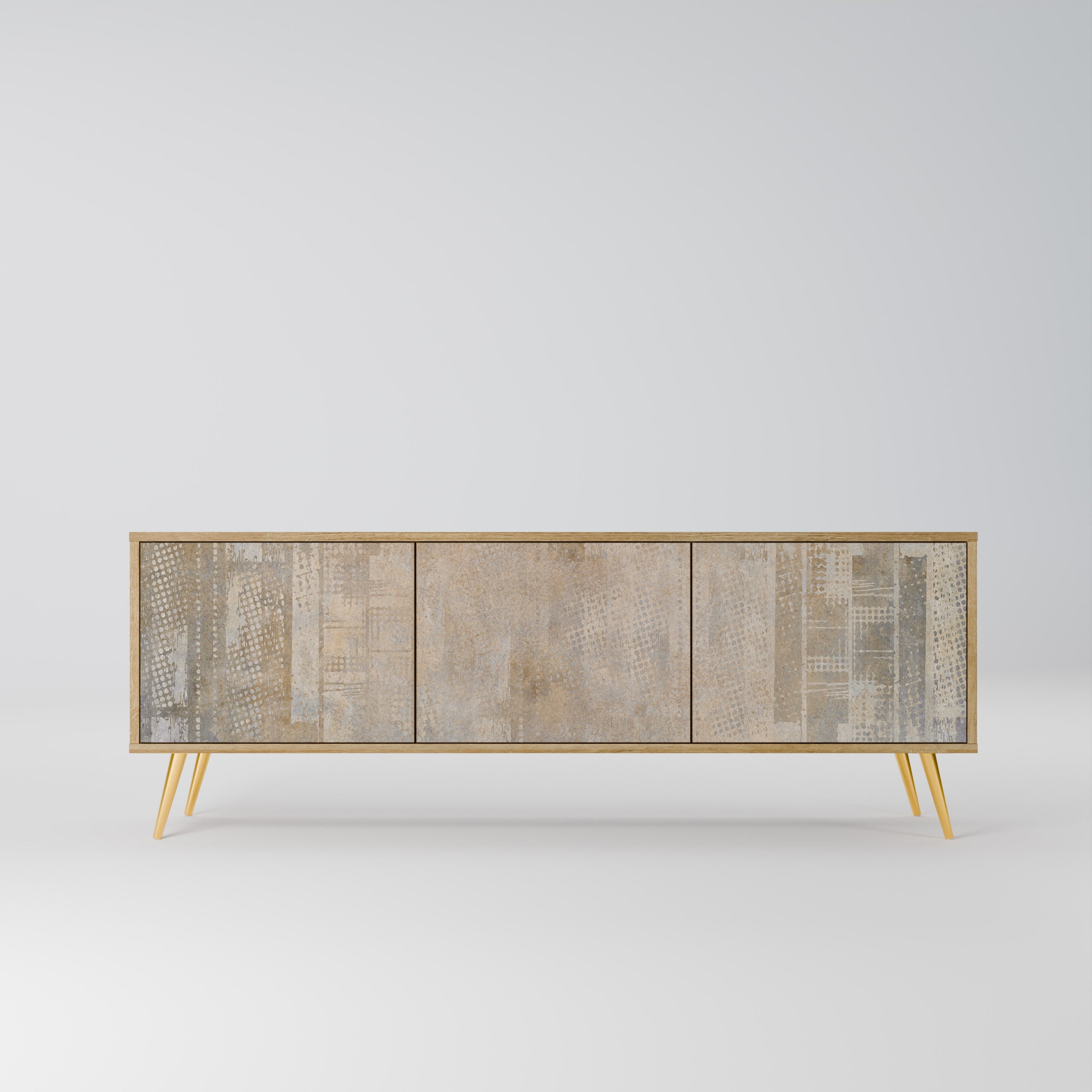 ERREUR D'ÉCRAN Meuble TV 3 portes effet chêne