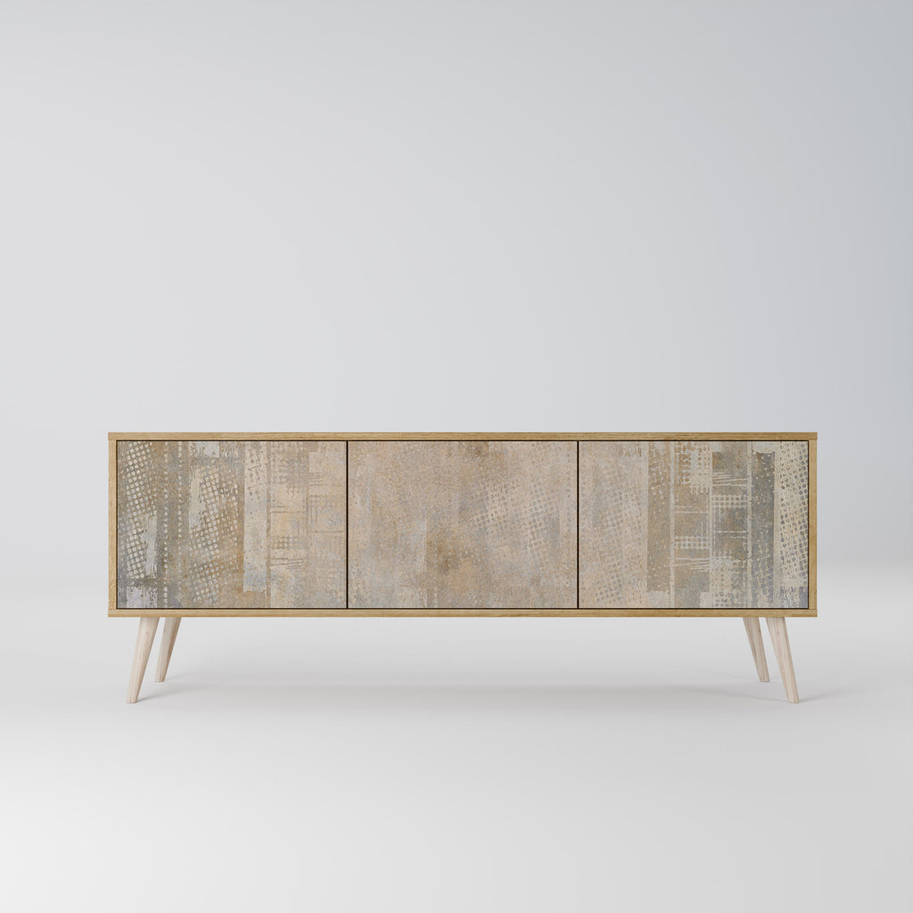 ERREUR D'ÉCRAN Meuble TV 3 portes effet chêne