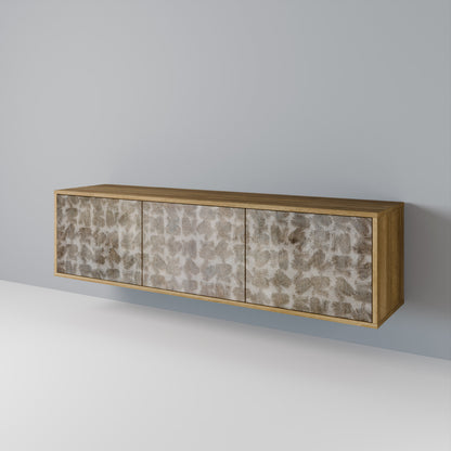 SLIGHTLY BLURRED 3-Door TV Cabinet