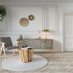 SLIGHTLY BLURRED 3-Door TV Cabinet